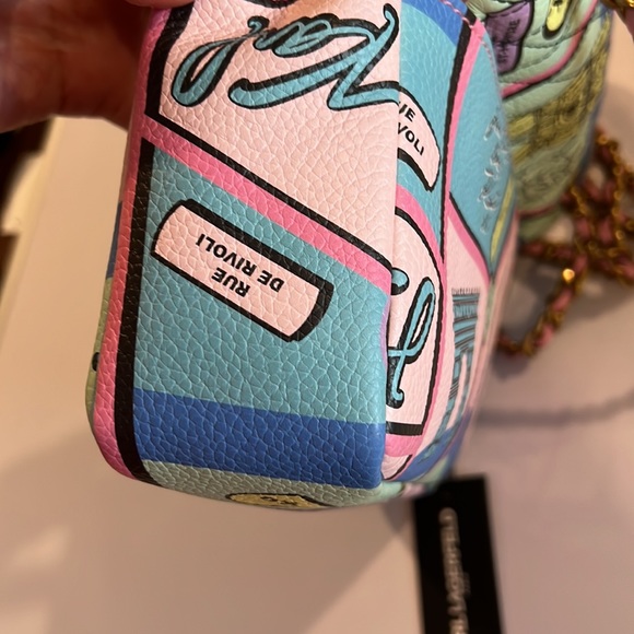 NWT Karl Lagerfeld Aguness Shoulder Bag - Picture 3 of 7